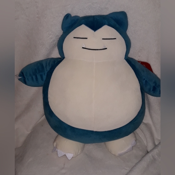 Pokemon Sleeping Snorlax Pillow Plush 18-In New - Picture 1 of 6